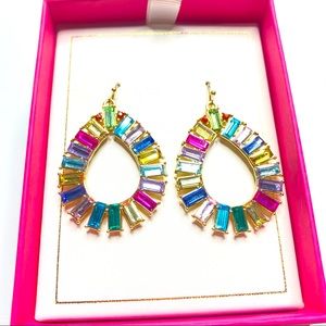 NWT Christian Siriano Dangle earrings Rhinestone